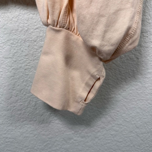 NWT Free People Movement Light Peach Sweater Women's Large - Picture 5 of 9